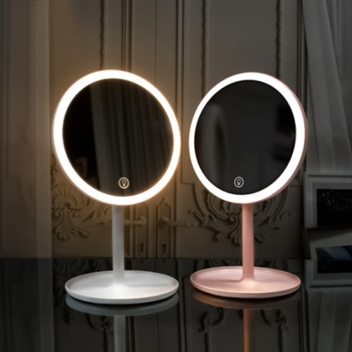 나비 LED 조명 탁상 메이크업 거울